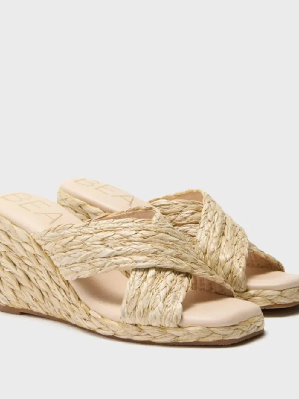 Matisse Natural Bondi Wedge Heels - 9